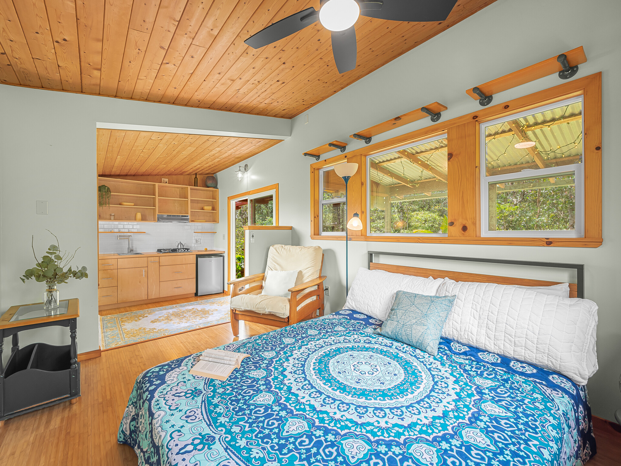 Beautifully constructed tiny home with a simple and functional layout