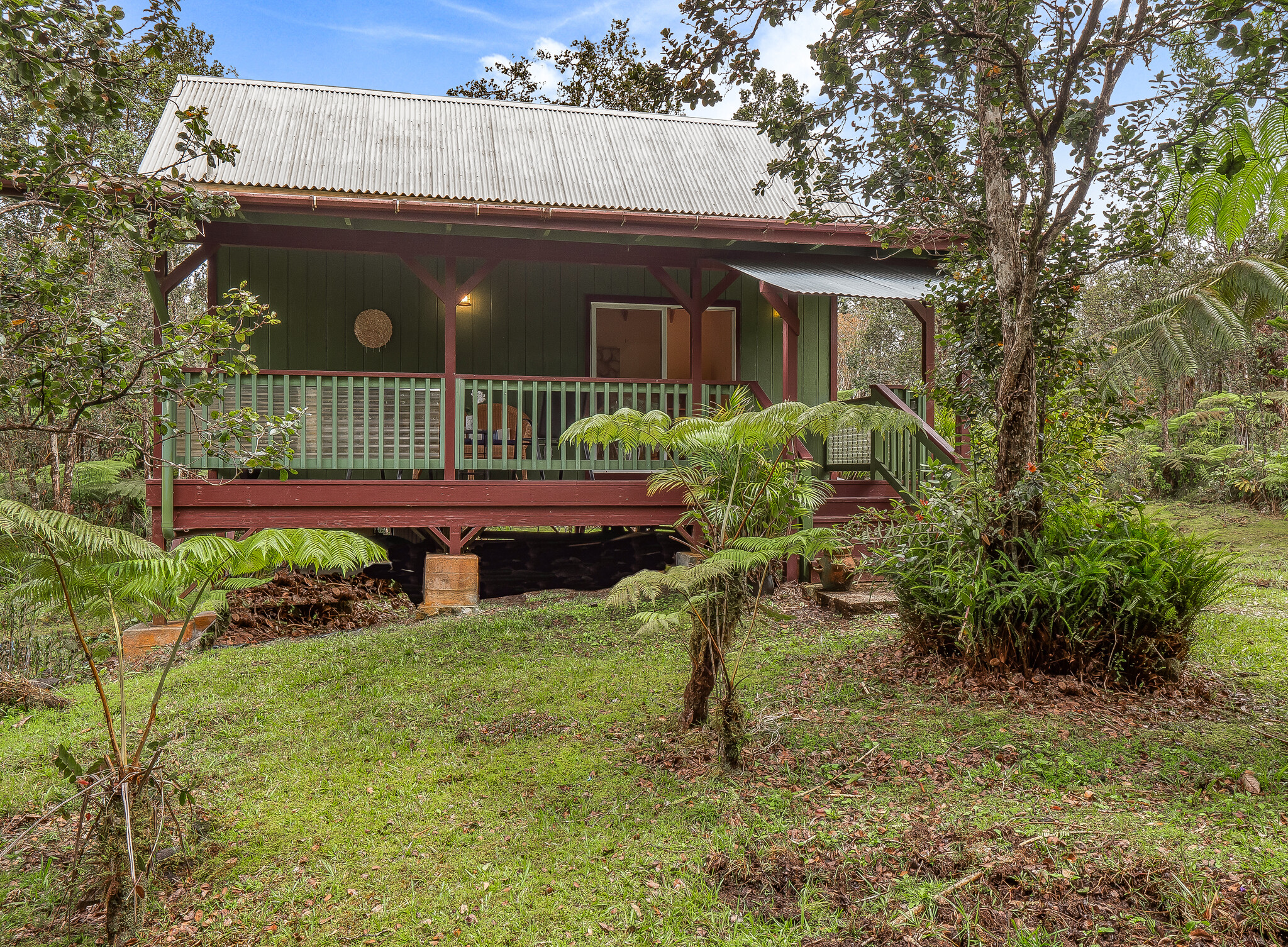 Square three acre parcel is close to pavement and on a well maintained road. The attractive home in the forest fits beautiful in the natural setting!