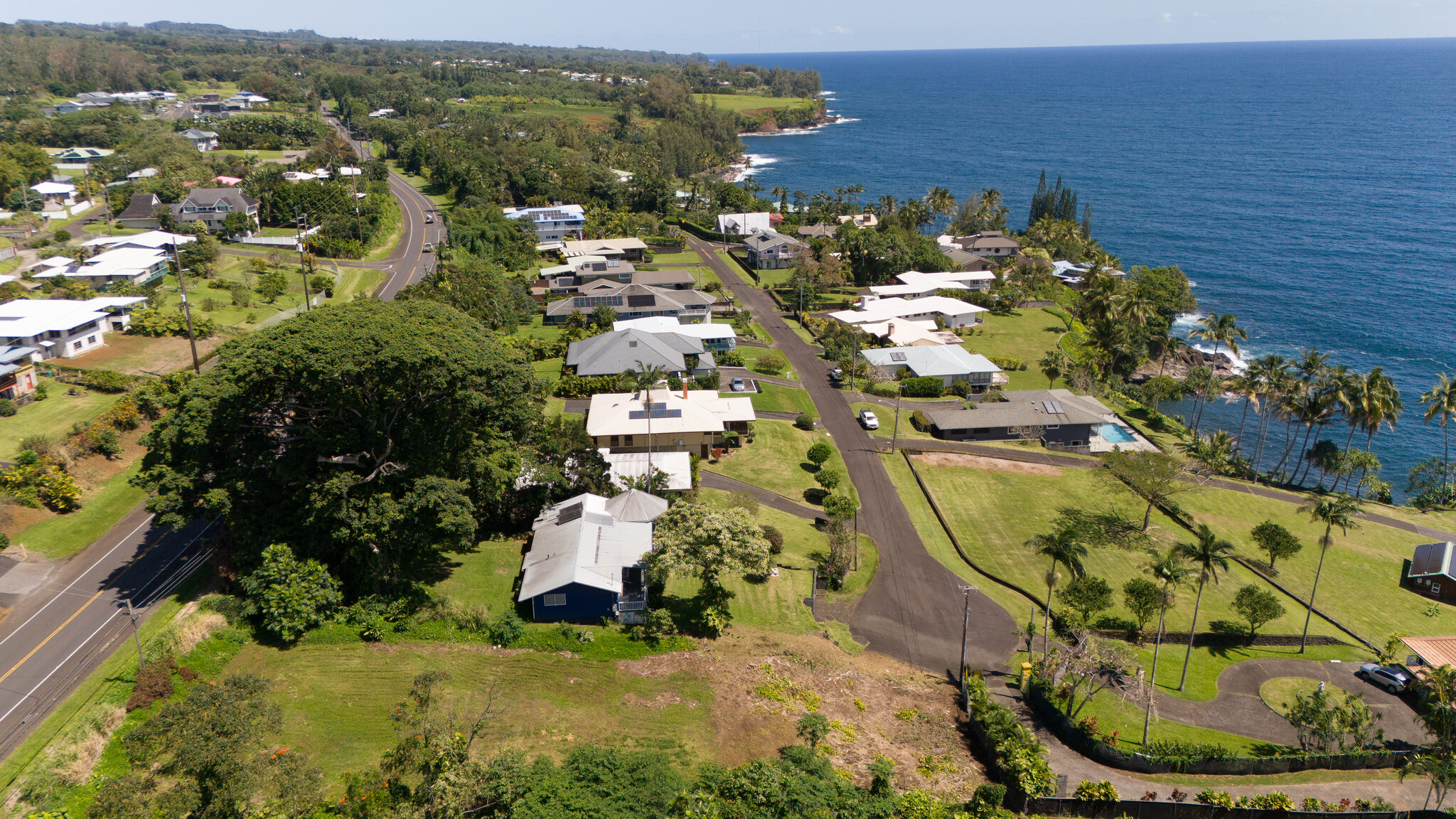 Build your dream home where the sky meets the sea. This north-facing view from the property showcases the breathtaking coastline and endless blue horizons. Imagine waking up to this every single day!