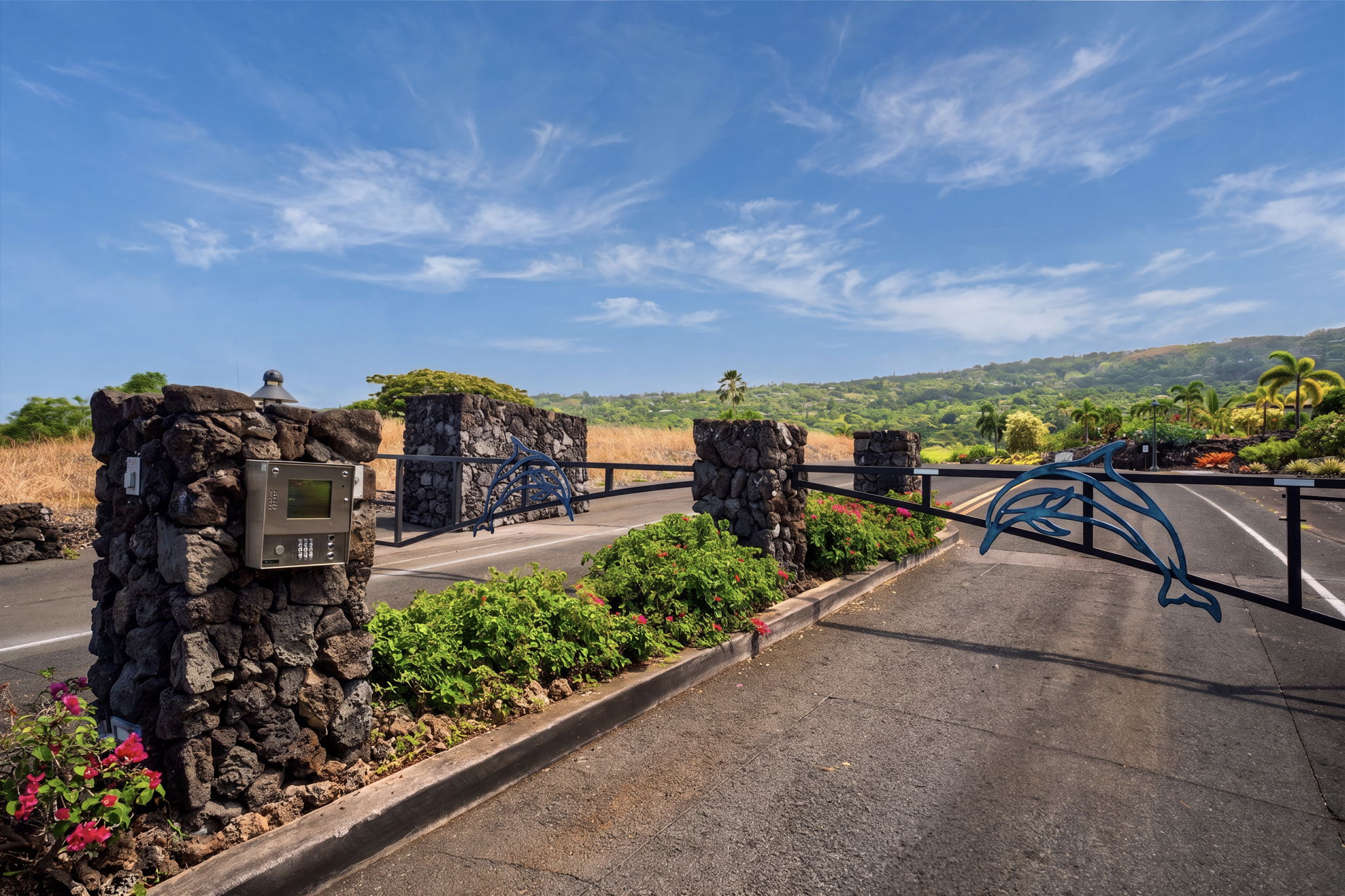 Gated Entrance to Subdivision