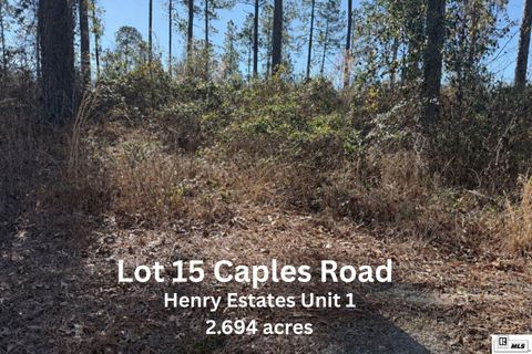 Homes For Sale - 015 Caples Road<br/> West Monroe, LA 71292