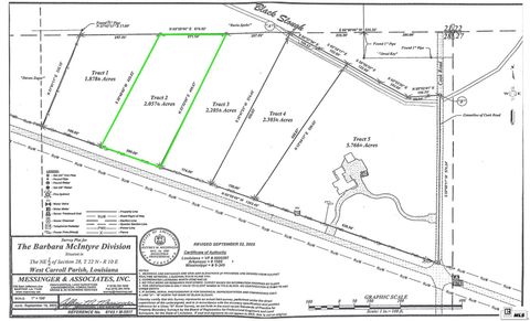 Vacant Land For Sale - 00 Highway 879<br/> West Carroll County, Oak Grove, LA 71263
