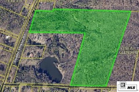 Vacant Land For Sale - 00 Stubbs Vinson Road<br/> Monroe, LA 71203