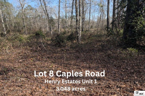 Vacant Land For Sale - 08 Caples Road<br/> West Monroe, LA 71292