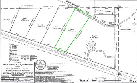 Vacant Land For Sale - 00 Highway 879<br/> West Carroll County, Oak Grove, LA 71263
