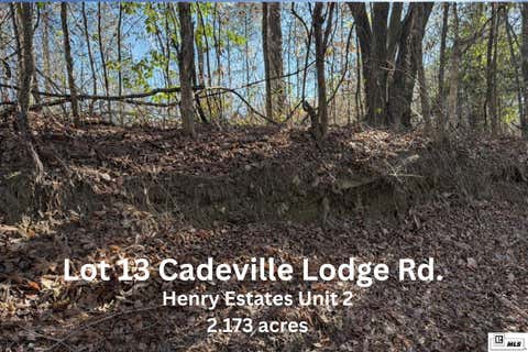Vacant Land For Sale - 013 Cadeville Lodge Road<br/> West Monroe, LA 71292