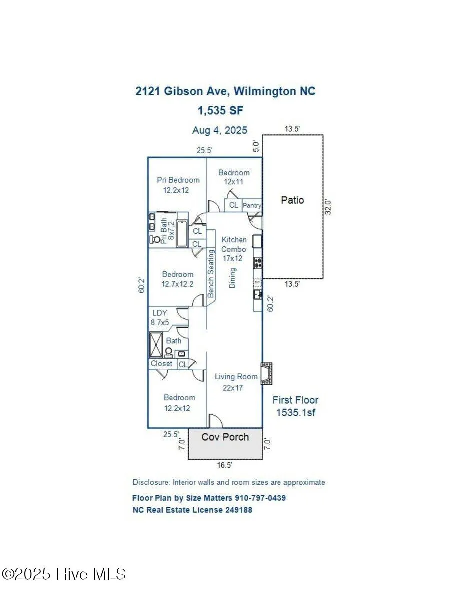 Wilmington, North Carolina 28403, United States, 4 Bedrooms Bedrooms, ,2 BathroomsBathrooms,Residential,Pending,185223