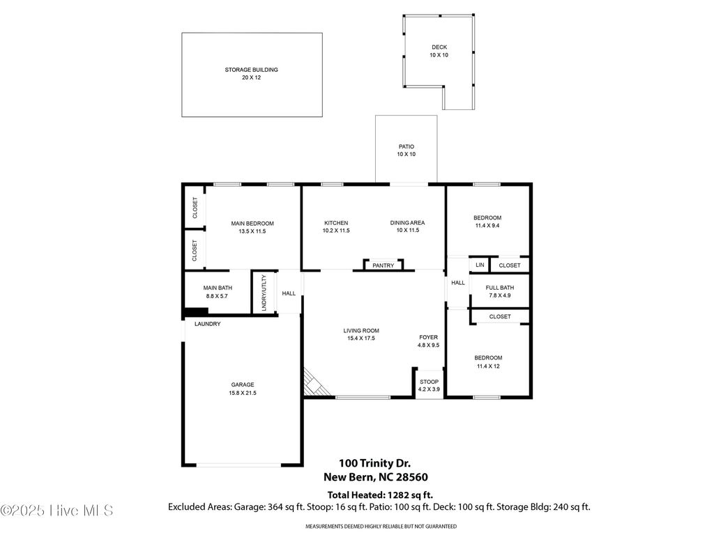 Photo of 100 Trinity Drive, New Bern, NC 28560 (MLS # 100530072)