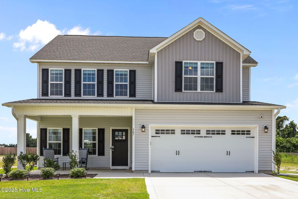 Photo of 407 W Black Water Lane, Maysville, NC 28555 (MLS # 100523512)