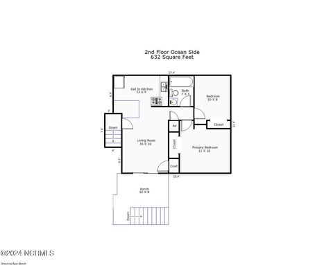 Tiny photo for 1008 Ocean Boulevard, Topsail Beach, NC 28445 (MLS # 100536290)