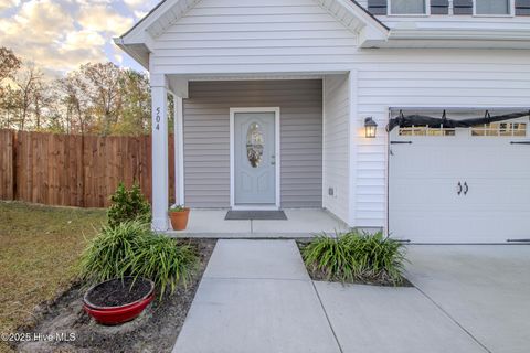 Tiny photo for 504 Poults Drive, Richlands, NC 28574 (MLS # 100543314)