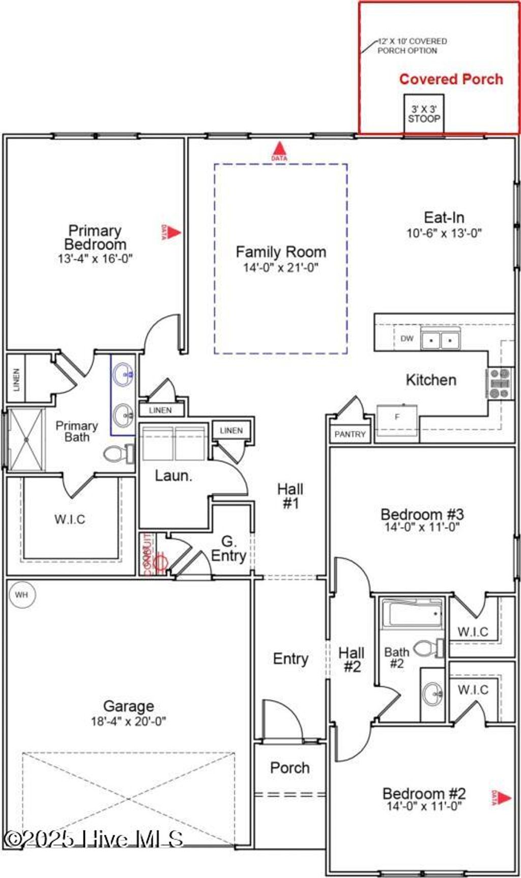 Photo of 825 Schoolfield Drive, Sneads Ferry, NC 28460 (MLS # 100539319)