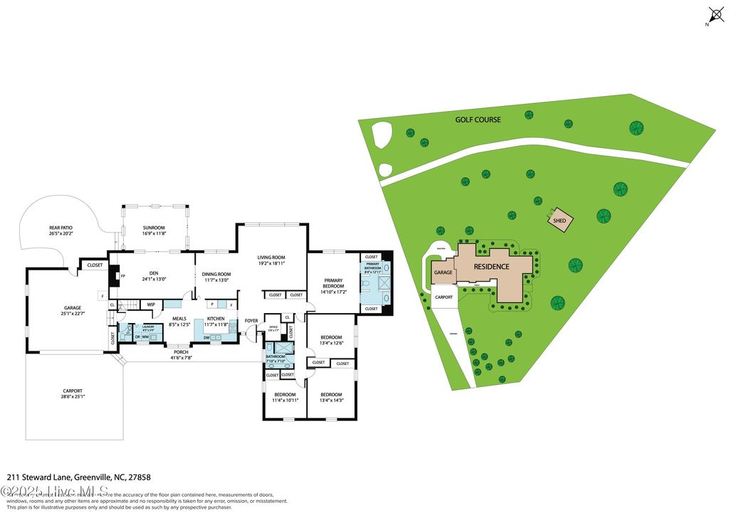Photo of 211 Steward Lane, Greenville, NC 27858 (MLS # 100523106)