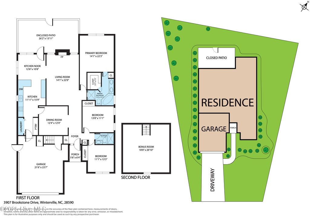 Photo of 3907 Brookstone Drive, Winterville, NC 28590 (MLS # 100536274)