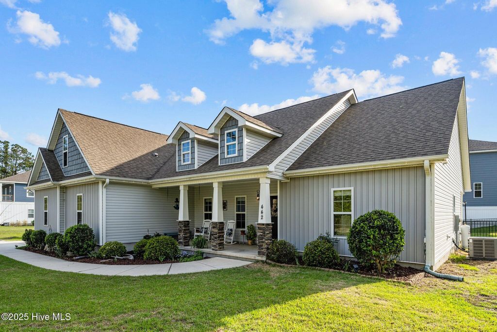 Photo of 442 Crows Nest Lane, Sneads Ferry, NC 28460 (MLS # 100509378)