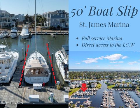 Tiny photo for 2571 St James Drive SE #G7 (Wet Slip), Southport, NC 28461 (MLS # 100487177)