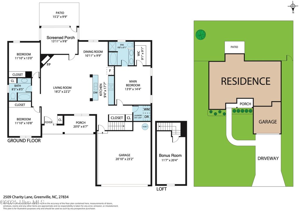 Photo of 2509 Charity Lane, Winterville, NC 28590 (MLS # 100543569)
