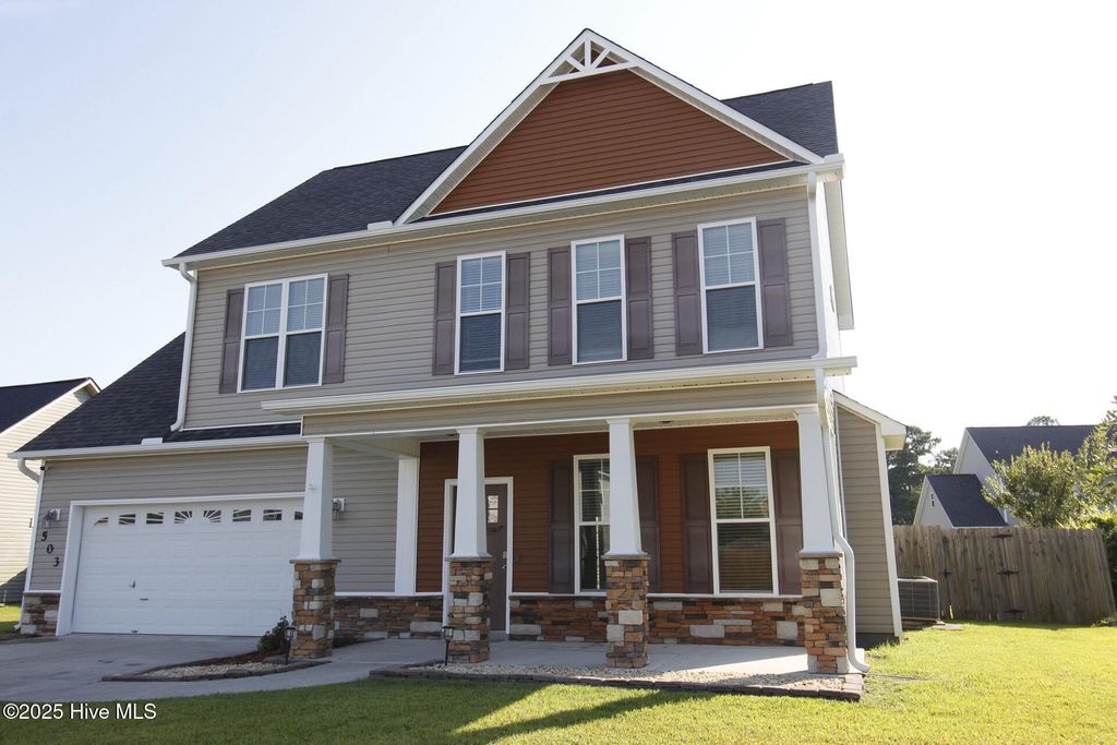 Photo of 503 Ashley Meadow Lane, Jacksonville, NC 28546 (MLS # 100521507)