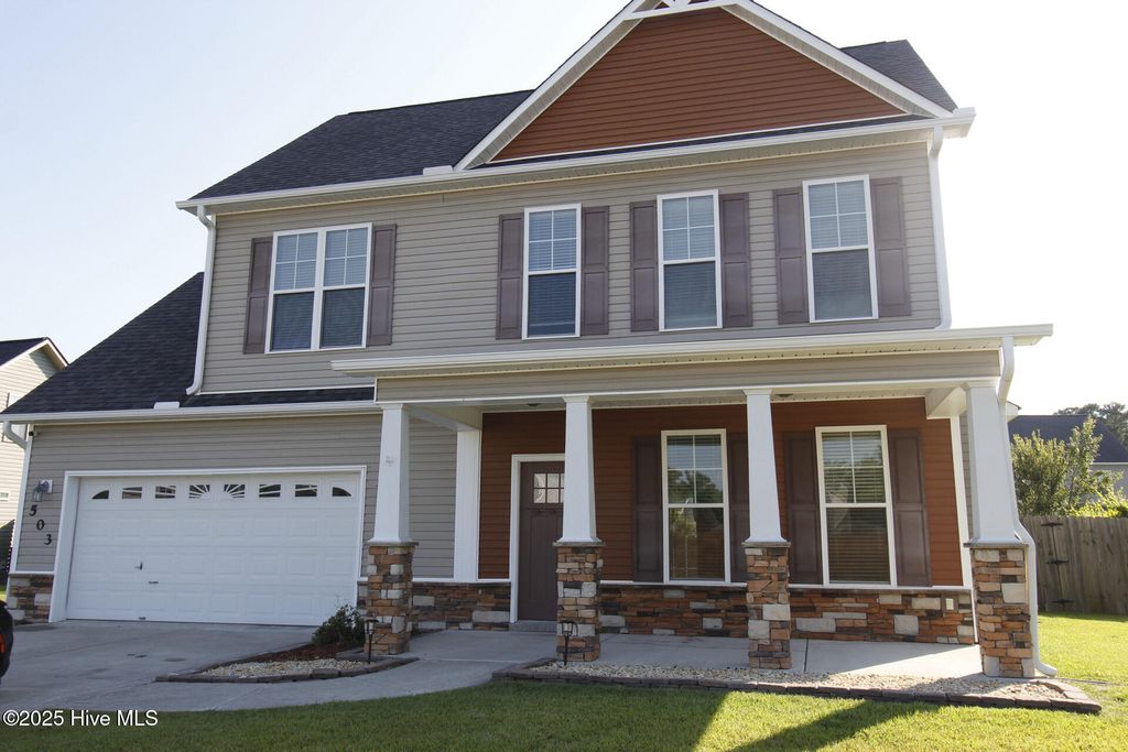 Photo of 503 Ashley Meadow Lane, Jacksonville, NC 28546 (MLS # 100521507)