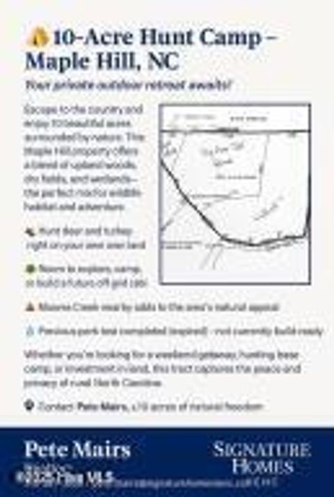 Photo of 000 Hwy 50, Maple Hill, NC 28454 (MLS # 100541624)