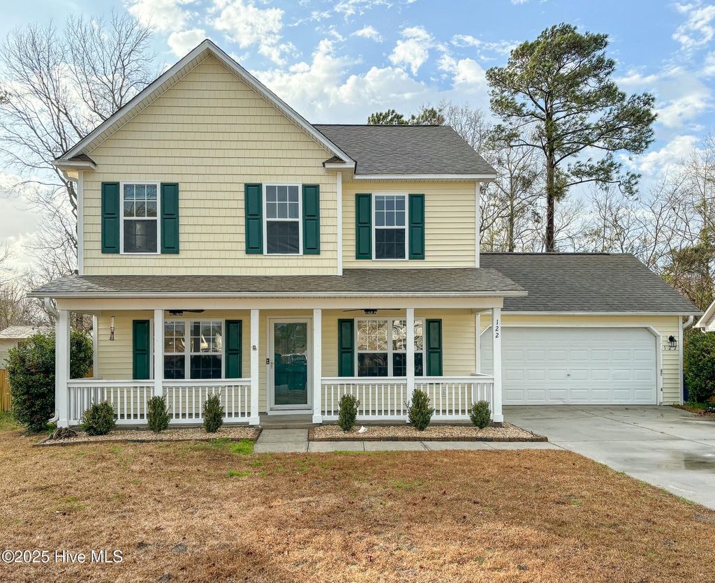 Photo of 122 Tanbark Drive, Jacksonville, NC 28546 (MLS # 100494633)