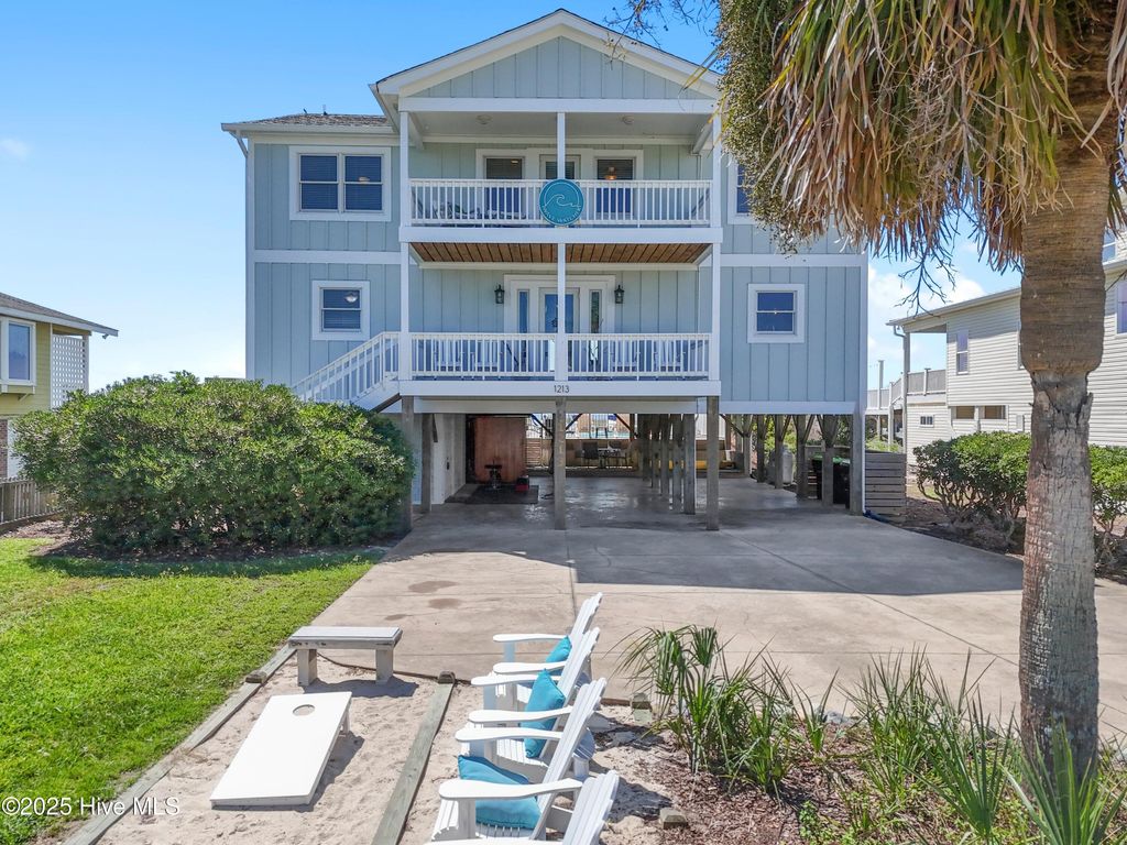 Photo of 1213 Ocean Boulevard W, Holden Beach, NC 28462 (MLS # 100527754)