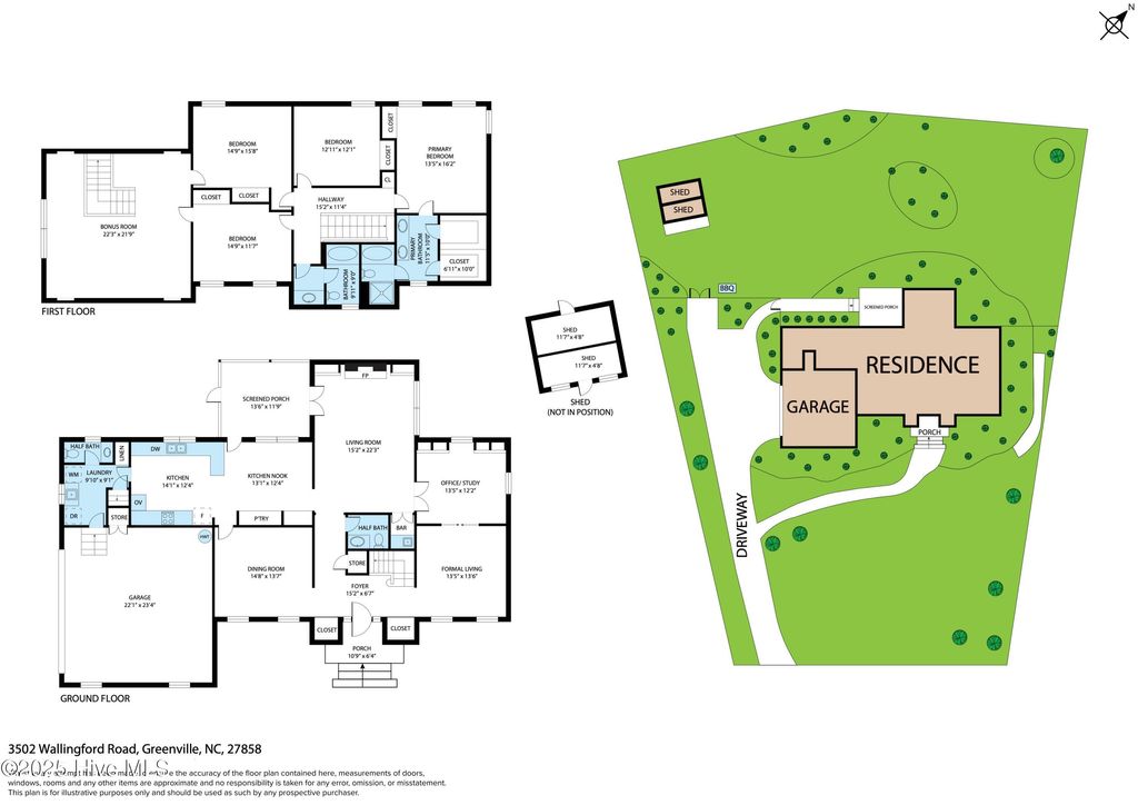 Photo of 3502 Wallingford Road, Greenville, NC 27858 (MLS # 100541667)