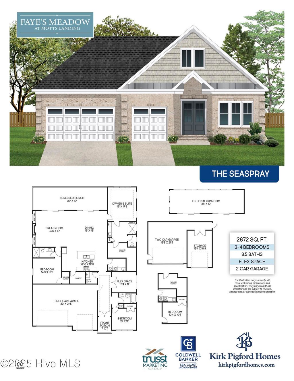 Photo of 5531 Fayes Meadow Court #(Lot 8), Wilmington, NC 28412 (MLS # 100528729)