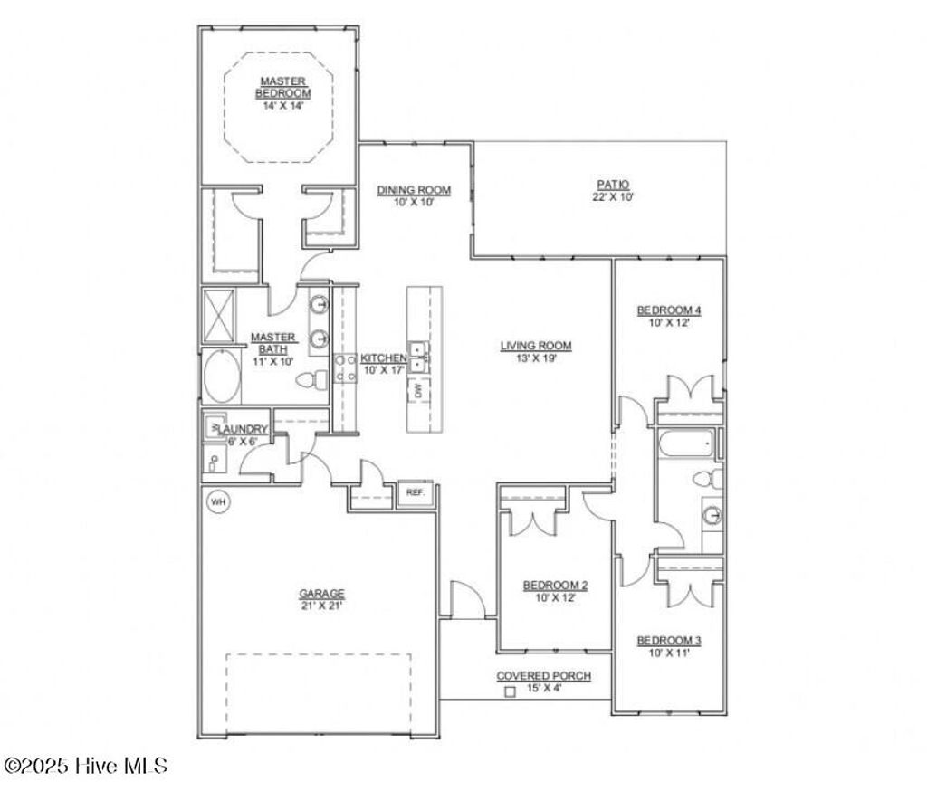 Photo of 814 Calebs Creek Court, Maysville, NC 28555 (MLS # 100537802)