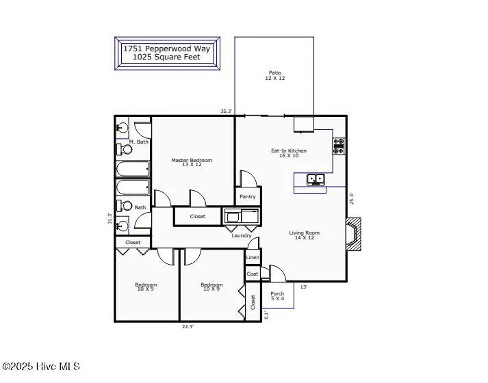 Leland, North Carolina 28451, United States, 3 Bedrooms Bedrooms, ,2 BathroomsBathrooms,Residential,Active,170222