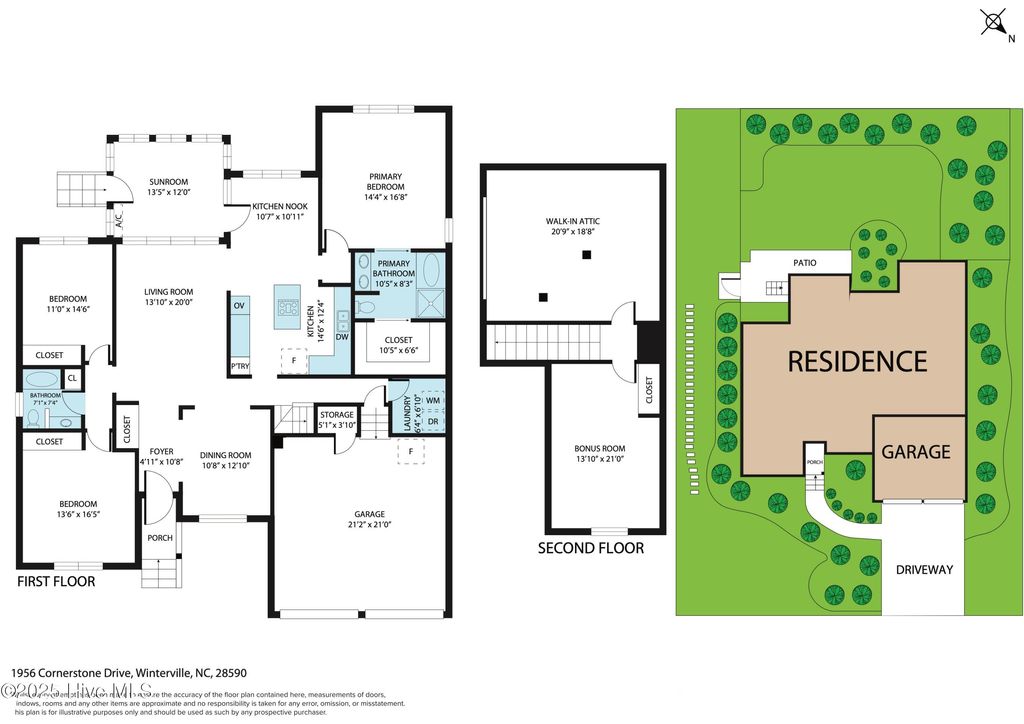 Photo of 1956 Cornerstone Drive, Winterville, NC 28590 (MLS # 100524564)