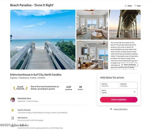 Tiny photo for 804 N Topsail Drive #D, Surf City, NC 28445 (MLS # 100543911)