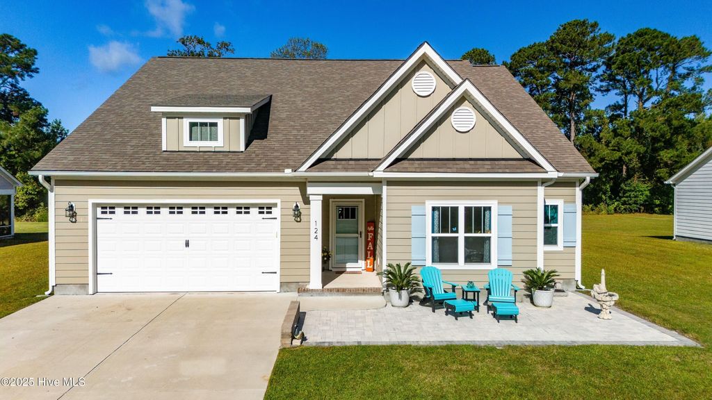 Photo of 124 S Brightleaf Drive, Minnesott Beach, NC 28510 (MLS # 100535284)