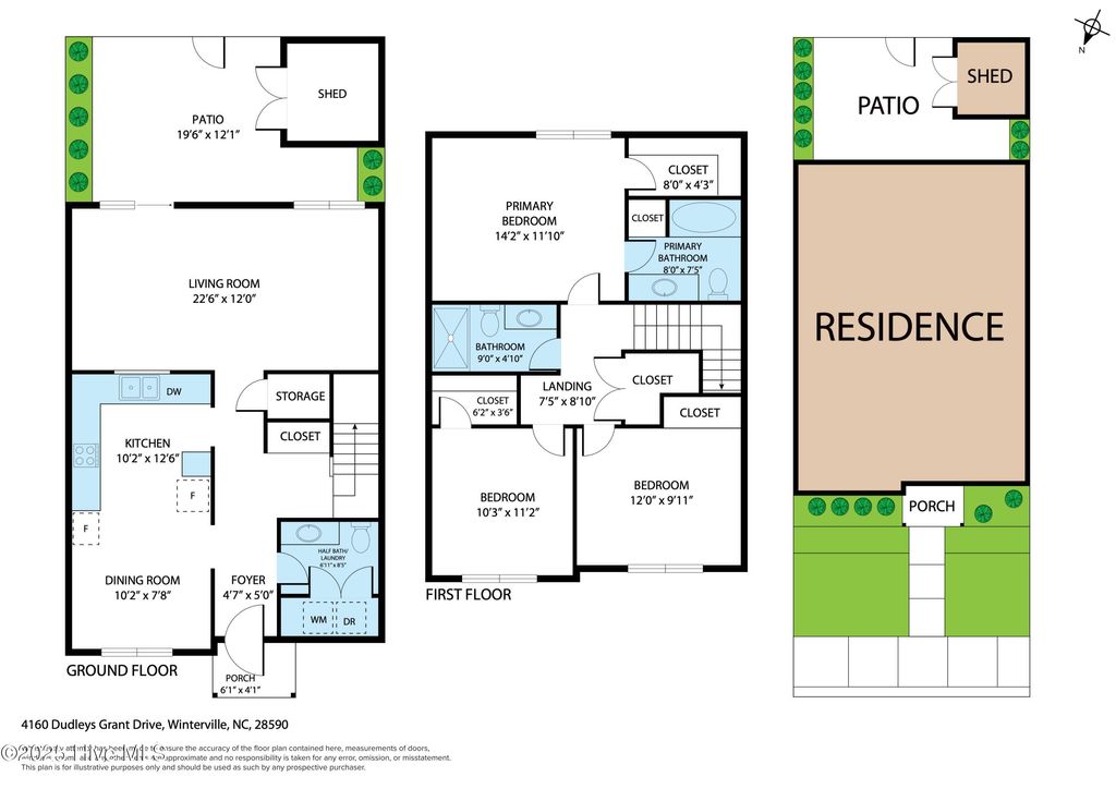 Photo of 4160 Dudleys Grant Drive #F, Winterville, NC 28590 (MLS # 100535060)