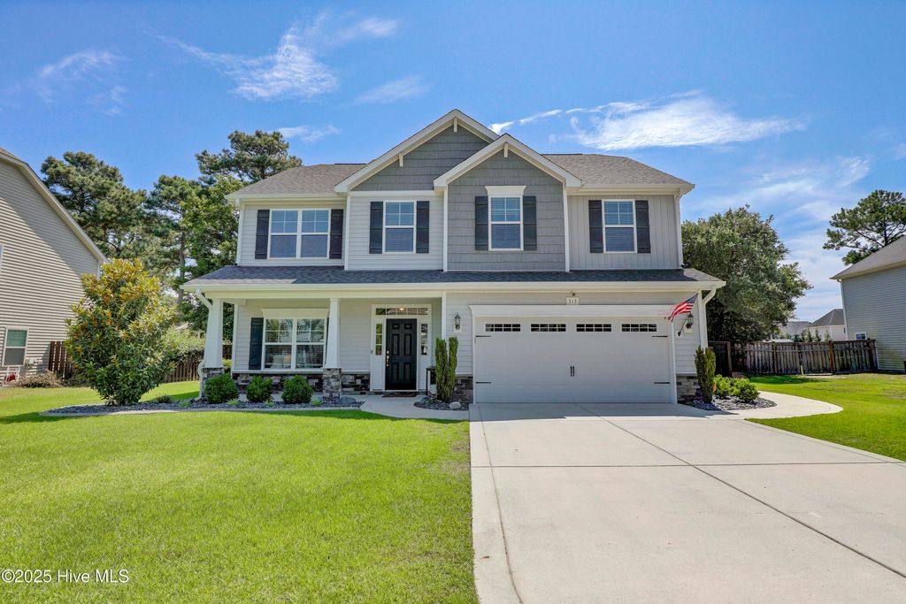 Photo of 313 Red Cedar Drive, Sneads Ferry, NC 28460 (MLS # 100528249)