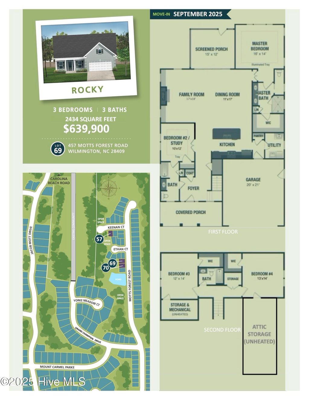 Photo of 457 Motts Forest Road #(Lot 69), Wilmington, NC 28412 (MLS # 100497496)