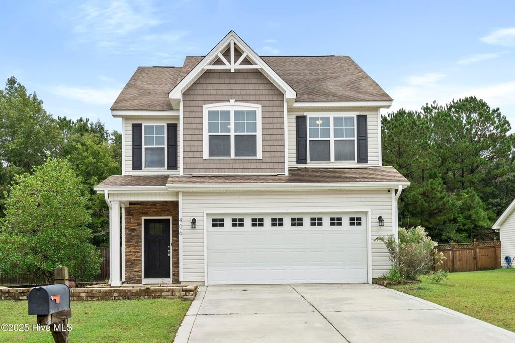 Photo of 406 Hidden Oaks Drive, Jacksonville, NC 28546 (MLS # 100536200)