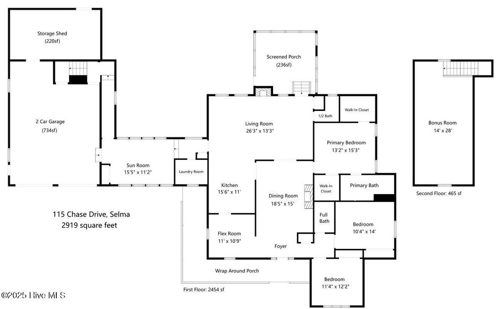 Photo of 115 Chase Drive, Selma, NC 27576 (MLS # 100536410)