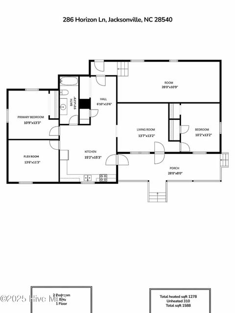 Tiny photo for 286 Horizon Lane, Jacksonville, NC 28540 (MLS # 100543301)