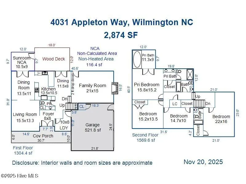 Wilmington, North Carolina 28412, United States, 4 Bedrooms Bedrooms, ,4 BathroomsBathrooms,Residential,Active,248258