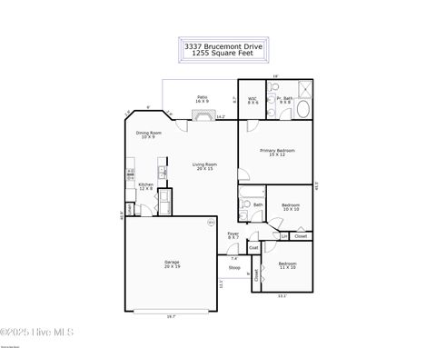 Tiny photo for 3337 Brucemont Drive, Wilmington, NC 28405 (MLS # 100540113)