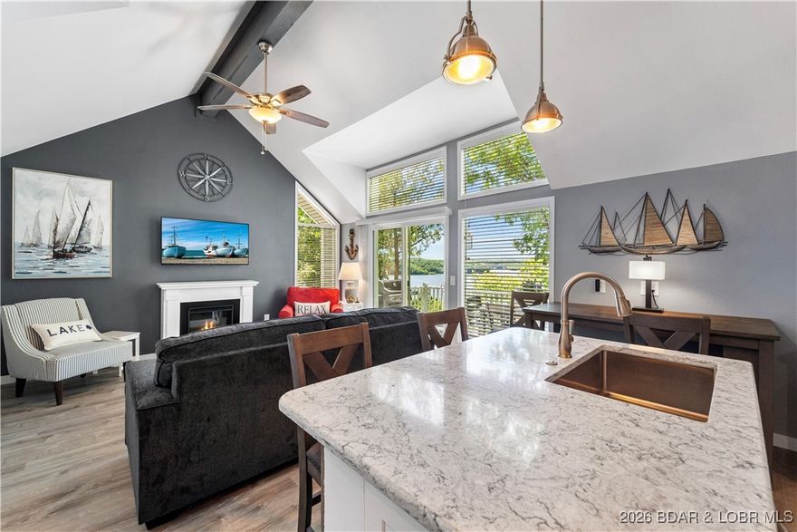 Fabulous find in Tan-Tara/ Margaritaville. This Lakeview cottage is turnkey and ready to enjoy. Vaulted ceilings, electric fireplace and newer kitchen with granite countertops and stainless appliances. Light and bright with lots of windows. You will love the spacious bedrooms, walk in shower in one bath and jacuzzi tub in the other.  Tan-Tara dues include a 9 hole golf course to use at your leisure and you have access to two pools, plus your just a golf cart ride away from Margaritaville and all they have to offer; outdoor waterpark, indoor waterpark, spa, miniature golf, pickle ball, horseback riding and a marina. Home is set up perfectly for AirBnB/VRBO rental. Already has 5 Star reviews !! Guest love how clean it is and so will you. Sleeps 8 with pull out bed in lower level. Home has lots of bookings through out the summer and new buyer must honor them.