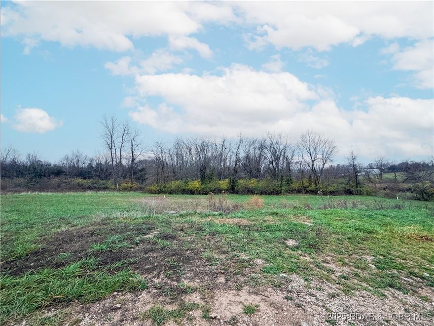 Discover this beautiful, build-ready lot just outside of Eldon — a town known for its friendly atmosphere, strong sense of community, and proximity to the Lake of the Ozarks. This gentle open parcel lies just off W Bourbon Street. City water, sewer, and electric hookups are available at the edge of the property — ready for your builder to connect. As surrounding homes fill in and the area develops, the cul-de-sac will be blacktopped. This is a rare opportunity to build within city limits without breaking the bank.
Eldon is known as the “Gateway to Lake of the Ozarks,” and the lake is under 15 minutes away — ideal for boating, fishing, swimming, and lakeside fun.  Eldon offers a quality school district, a solid local economy rooted in manufacturing, agriculture, retail, and services, and a welcoming, community-oriented lifestyle. Multiple building lots are available.