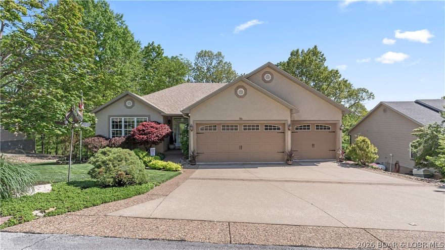 This  beautifully maintained home in upscale Beacon Pointe sits on a lush 2/3 acre treed lot. The spacious floor plan features 4 beds (1 unconventional) and 4 baths, highlighted by 2 primary suites, including one with a huge spa tub. The chef’s kitchen boasts upgraded GE Profile appliances, a prep sink, and an enormous pantry, plus a secondary kitchenette for convenience. Entertaining is easy with 2 family rooms with fireplaces, a gaming "man cave," Bose speaker system, and a pool table included! Peace of mind comes with a new roof (2024), newer heat pump, radon mitigation, and fresh carpet. Enjoy 2 laundry areas, a 3-car garage, and an irrigation system on a separate meter to save on sewer costs. Relax in the 3-season room with vinyl stacking doors or on the expansive decking. Residents can also enjoy the community pool, clubhouse, and playground. 2 boat slips are currently available for purchase at the nearby community dock!!