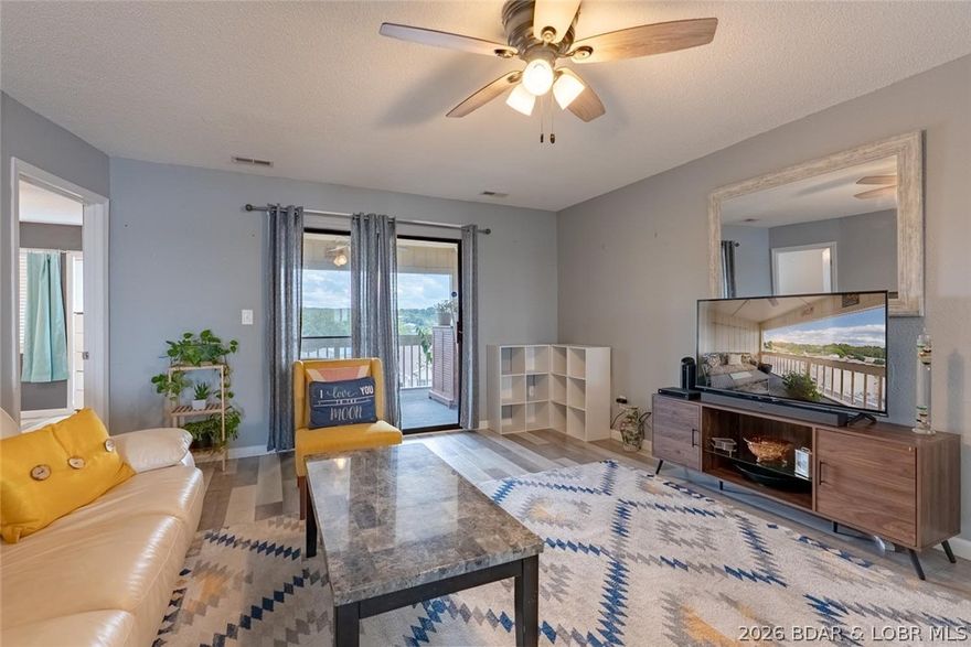 Looking for a condo close to ALL the action? This 2BR/2BA condo is located in the heart of some of the BEST entertainment, dining and nightlight at the Lake of the Ozarks. Being just steps away from Camden on the Lake, The Toad and Shady Gator/Lazy Gator, you will have plenty of options to choose from. Updated in 2021, this condo has luxury vinyl flooring, newer appliances, fixtures and paint. The water heater and HVAC are newer, within 2 years! With lake views on both sides on the unit, you are sure to enjoy your morning coffee or an evening cocktail. Don't miss your opportunity to snag this property. Schedule your tour TODAY!