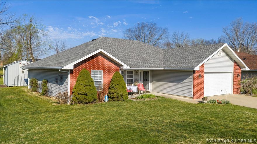 Welcome home to this charming 3-bedroom, 2-bath residence offering approximately 1,700 square feet of comfortable living space in the heart of Eldon. This well maintained property features a spacious layout with plenty of room to relax and entertain. Enjoy the convenience of a 2-car garage, along with an additional storage shed for all your tools and outdoor equipment. The bright and inviting sunroom is the perfect spot to unwind with your morning coffee or take in the view year round. Situated in a desirable central location, you’ll appreciate easy access to local amenities while still enjoying a peaceful neighborhood setting. This home combines functionality, comfort, and small town charm don’t miss your opportunity to make it yours!