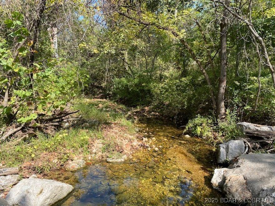 Discover your own 20 acre (+/-) multi-use recreational & development tract, offering a rare blend of privacy, natural beauty, and future potential. Its versatile terrain and location make it a standout choice for both lifestyle enjoyment today and long-term value tomorrow.  With Camdenton services situated minutes from the property and hard surface access, the property lies on two parcels having once been a homestead with well and septic.  The remaining structure provides a look into the past of a simple way of living off the land with garden beds, hunting for game and playing in the stream.  The summit of the larger parcel lies at a higher elevation and boasts a flat terrain, ideal for a new build or quiet space. Whether your vision is a hunting retreat, hobby farm, barndominium build, or investment hold for future development, this acreage delivers the ideal balance of seclusion and opportunity.