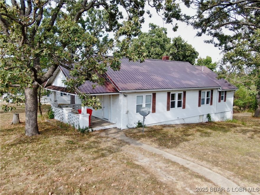 Rental investment or residential alert! ! It's currently being used as a rental and has great potential, but could be the perfect starter home! This 2 bed 1 bath is centrally located between Osage Beach and Waynesville/Fort Leonard Wood. It is also conveniently located close to the grocery store, Iberia school, and bank. The house has a carport that allows 2 parking spots, sits on almost an acre lot, has extra room for storage in the unfinished basement, and just got updated flooring.