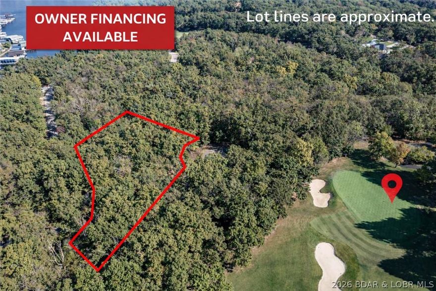 Owner financing available: 20% down at 5% interest, amortized over 20 years with a 2-year balloon. This exceptional lot offers just over an acre and lays extremely well, providing road frontage from either Muirfield or Gleneagles Road with a quiet cul-de-sac setting. A unique bonus is the community-owned ground across the street, ensuring it will not be developed and allowing for a beautiful view of the 12th green at the renowned Porto Cima Golf Course. Enjoy the country club lifestyle with golf-cart access to Porto Cima amenities, including fine dining, social activities, fitness center, and Yacht Club. As part of Four Seasons, you also have access to indoor and outdoor pools, playgrounds, dog park, clubhouse, gym, trailer parking, and boat ramps. Utilities include CO-MO Electric with access to water and sewer. The toll bridge fee has been removed, providing quick and convenient access to Lake Ozark and Osage Beach in just minutes. Lots over an acre are rare, offering a generous building envelope, exceptional privacy, and an estate-style setting with golf course views. A full survey has been completed and is included in the attachments.