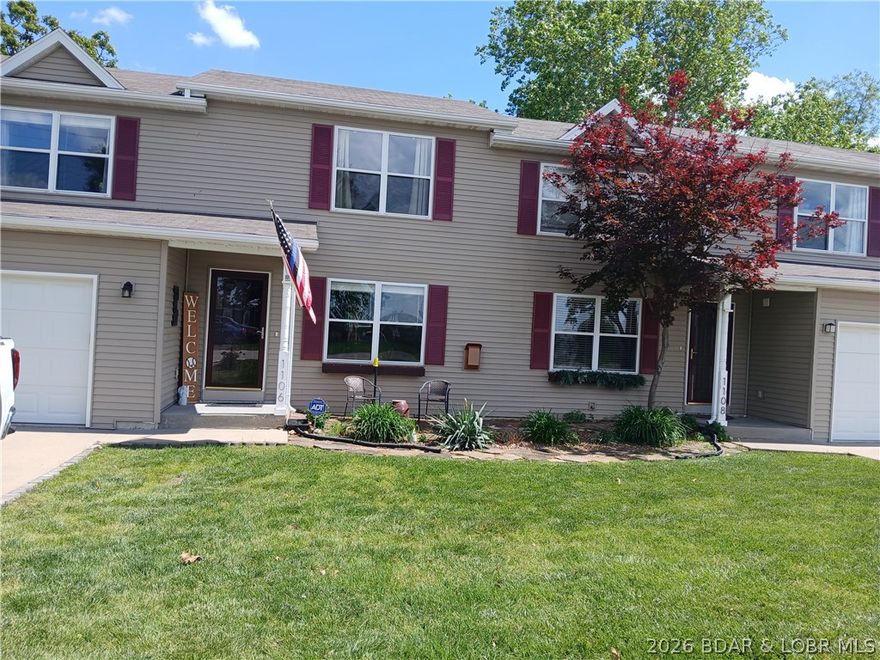 IMMACULATE ... [3-bedroom / 3 full bathrooms(2 ensuite bathrooms)] ... TOWNHOME which sits in a "PRIME" LOCATION within the "HEART" of Osage Beach.  It has a UNIQUE STATUS as a townhome with a "2- CAR GARAGE" which makes it a HIGHLY DESIRABLE "lock-leave" or a "primary" home. Offering a DESIRABLE LAKE VIEW with COMMUNITY POOL.  You will appreciate this IMMACULATE MAIN LEVEL LIVING home with a NEWER ROOF, AC, flooring, granite countertops, an OPEN CONCEPT with THREE SPACIOUS BEDROOMS with all having a RESTFUL lake view, a vaulted ceiling, and a fenced in back yard. Close to all the attractions including many restaurants, shopping, hospital and more. ~. Move forward to this lifestyle you desire and need FOR YOUR FAMILY~.